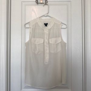 J Crew Short Sleeve Button-down Blouse